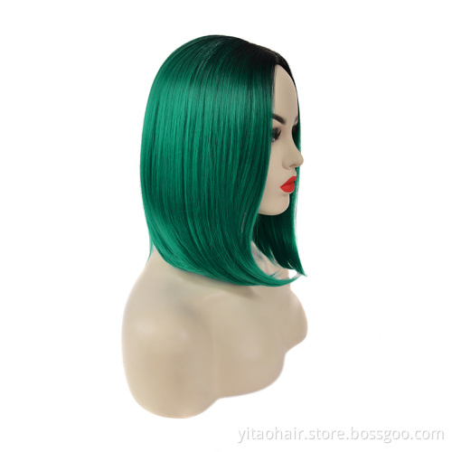 ZYR Long Wavy Synthetic Lace Front Wig Glueless Purple High Temperature Heat Resistant Fiber Hair Wigs for Women Light Swiss HEN